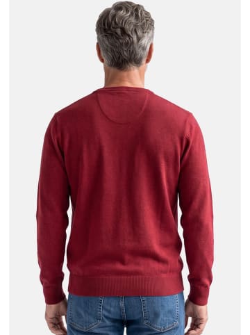 Redmond Pullover Basic in Dunkelrot