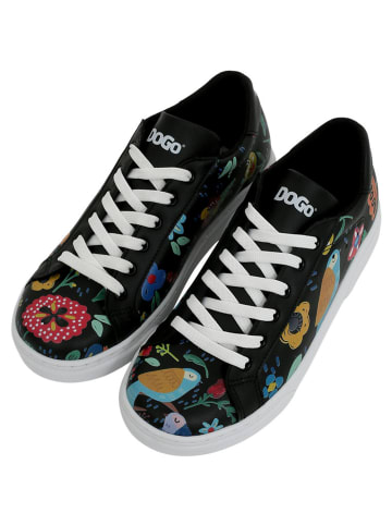 Dogo Ace Sneakers - Flowers & Birds BLACK 39 in Schwarz