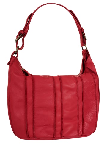 Samantha Look Shopper echt Leder in rot