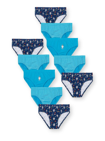 Minoti 10er-Set: Slips 9B BRIEF 4R in türkis
