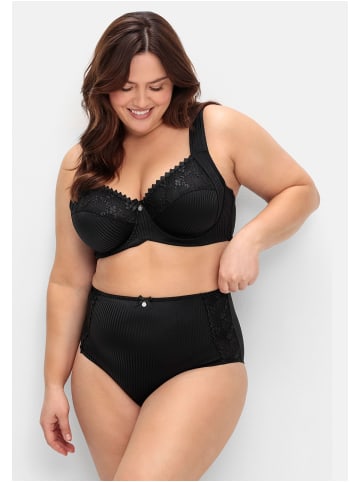 sheego Doppelpack Slips in schwarz+schwarz