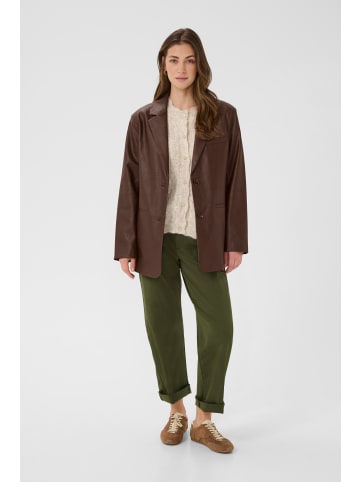 Cream Blazer CRPaloma Loose fit in Brown Washed