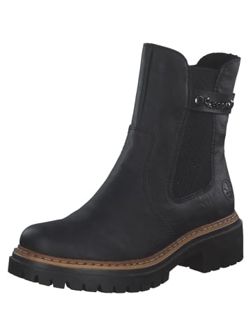 rieker Stiefeletten in schwarz/schwarz/schwarz