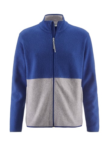 Hessnatur Fleece Jacke in ultramarine