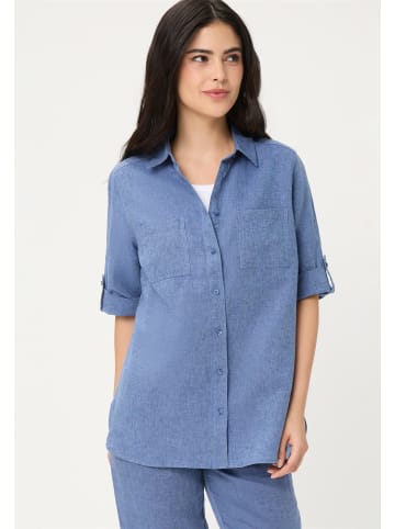 Olsen Bluse in Indigo Denim Melange