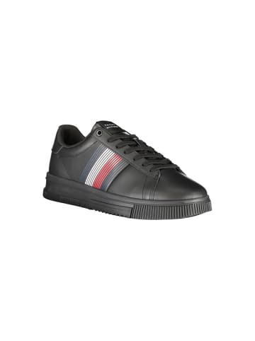 Tommy Hilfiger Schwarze Polyurethan-Sneaker