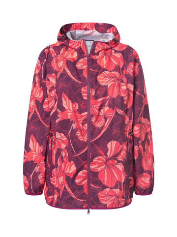 Ulla Popken Funktionsjacke in dunkle kirsche