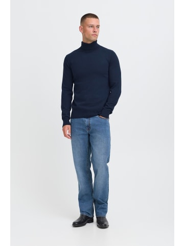 BLEND Rollkragenpullover BHMFibes in Blau