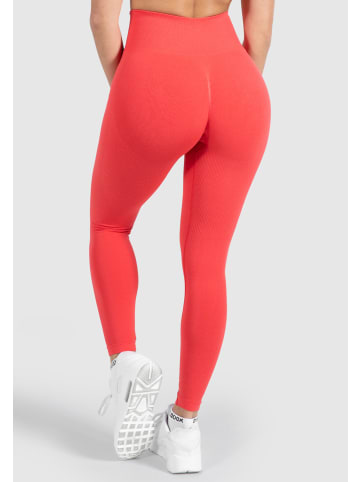 SMILODOX Leggings Amaze Scrunch Pro in Rot