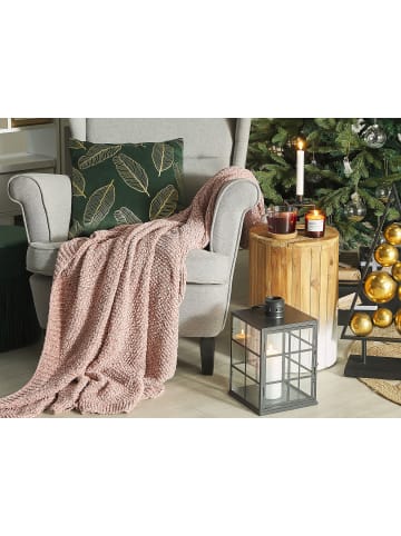 Beliani Kuscheldecke ELOVA in Rosa - (W) 150 x (H) 1 x (L) 200 cm