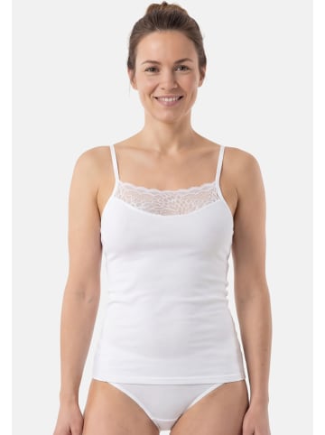 Conta Spaghetti Top Modal in Weiß / schwarz