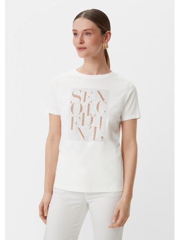 comma T-Shirt in 01E7_weiß