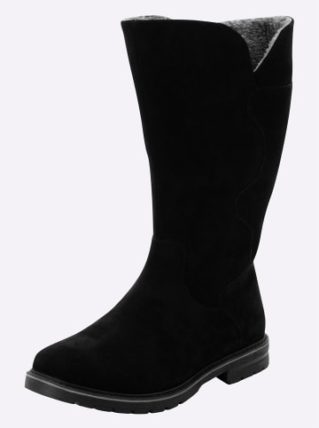 sheego Weitschaftstiefel in schwarz