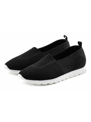 LASCANA Sneaker in schwarz