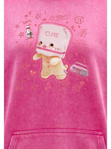 myMo Women Hoodie in Fuchsia