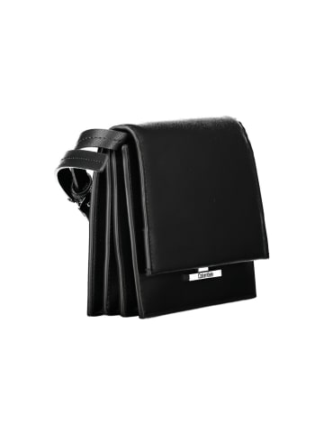 Calvin Klein Schwarze Polyurethan-Schultertasche