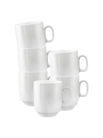 Seltmann Weiden 6er Set Henkelbecher Sento Home in 400 ml in Aura white
