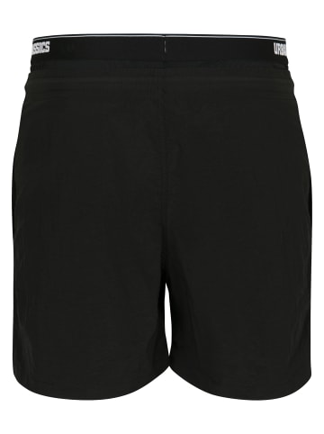 Urban Classics Beachwear - Bottoms in blk/blk/wht