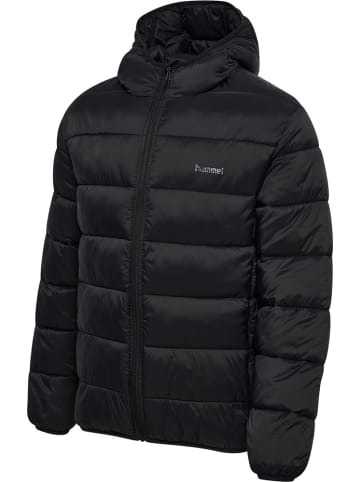 Hummel Trainingsjacke "Hmllightweight Puffer Jacket" in Schwarz