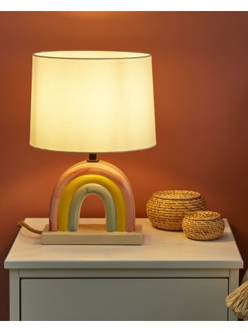 Beliani Tischleuchten TITNA in Bunt/Weiß - (W) 28 x (H) 42 x (L) 28 cm