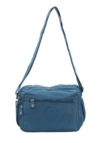 Mindesa Damen Umhängetasche in Denim Blau