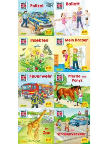 Carlsen Buch - Pixi-8er-Set 277: WAS IST WAS (8x1 Exemplar), 8 Teile
