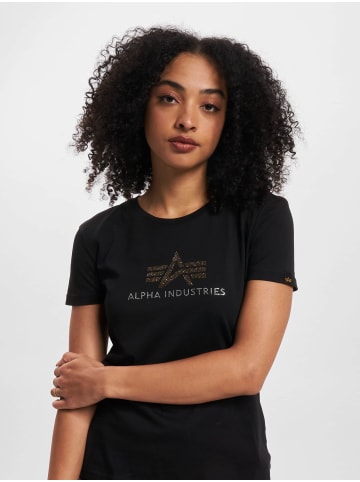 Alpha Industries Alpha Industries Damen Alpha Industries Crystal T-Shirt in black
