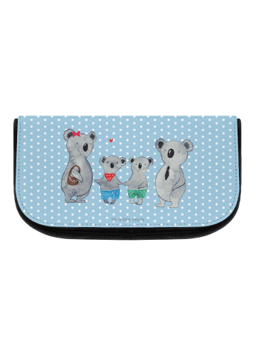 Mr. & Mrs. Panda Make-up-Täschchen Koala Familie zwei ohne Spruch in Blau Pastell