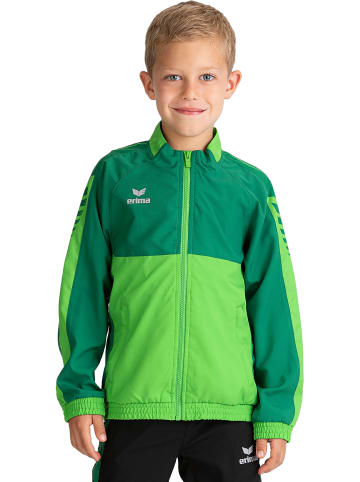 erima Kinder Six Wings Präsentationsjacke in green/smaragd