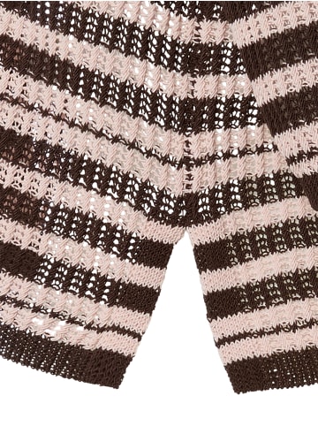 OPUS Kurzarm-Strickpullover Punny in rosa - 0002