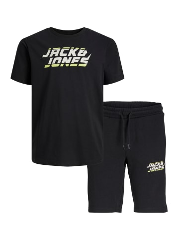 JACK & JONES Junior Shorty JCOKAPPER TEE S/S CN SET PACK in black