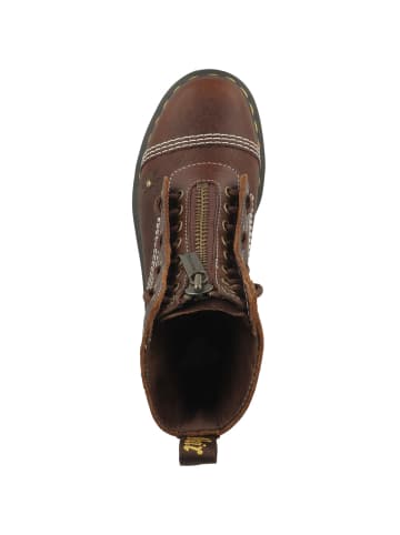 Dr. Martens Schnürboots Sinclair Flower in dunkelbraun