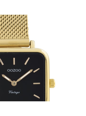 Oozoo Armbanduhr Oozoo Vintage Series gold klein (ca. 26x26mm)