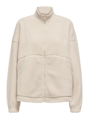 Only Play Fleece Sweatshirt in Pumice Stone 1