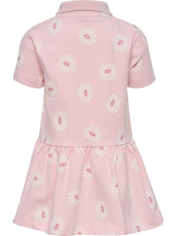 Hummel Kinder Sportshirt "Hmlmini Reg Flower Polo Dress S/S" in Rosa