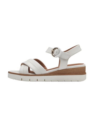 Tamaris Sandalen aus Leder Weiß