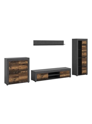 ebuy24 Regalsystem Jam (4-teilig) Natur 159 x 35 cm