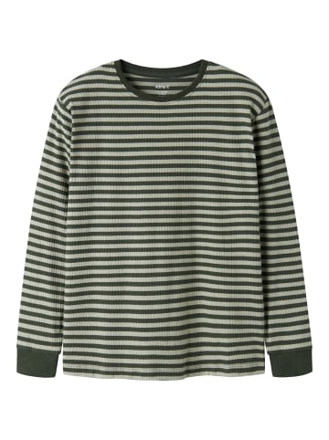 name it Oberteil mit langen Ärmeln in Kombu Green1