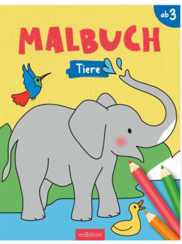 ars edition Buch - Malbuch Tiere