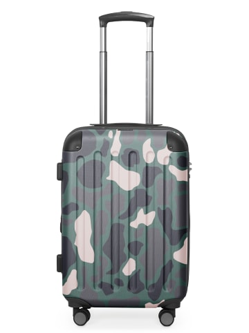 Hauptstadtkoffer Spree - Koffer Handgepäck Bordgepäck Trolley 55 x 36 x 21 cm, 42 L, TSA in Camouflage