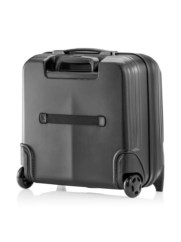 Pack Easy Genius 2 Rollen Pilotentrolley 42 cm Laptopfach in schwarz