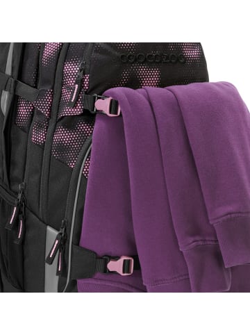 Coocazoo Schulrucksack-Set PORTER, Trinkflasche   COLOUR UP in Schwarz