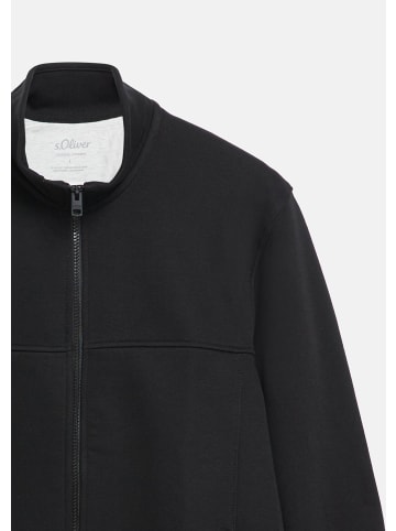 s.Oliver Sweatshirt Jacke in 9999_schwarz
