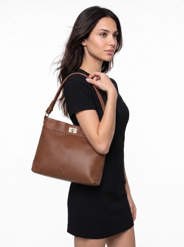Samantha Look Shopper echt Leder in cognac