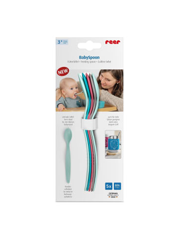 Reer Babyspoon Fütterlöffel 5er Set in Mehrfarbig ab 3 Monate