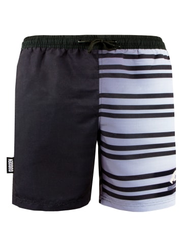 GUGGEN MOUNTAIN Badehose Black-White in Schwarz-Weiß