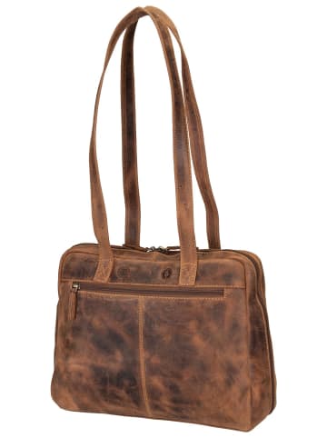 Greenburry Shopper Vintage in Sattelbraun