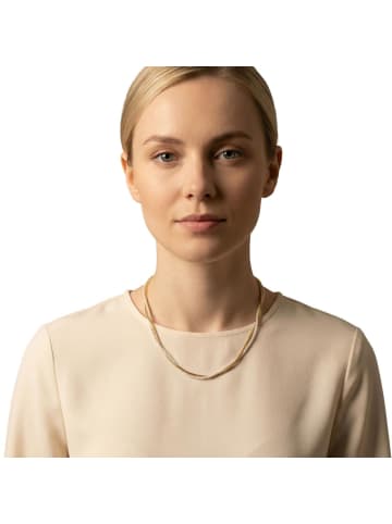 Amor Halskette Edelstahl, IP gold in gold