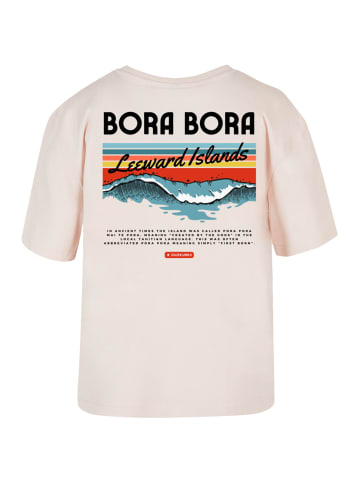 F4NT4STIC Everyday T-Shirt PLUS SIZE Bora Bora Leewards Island in pink