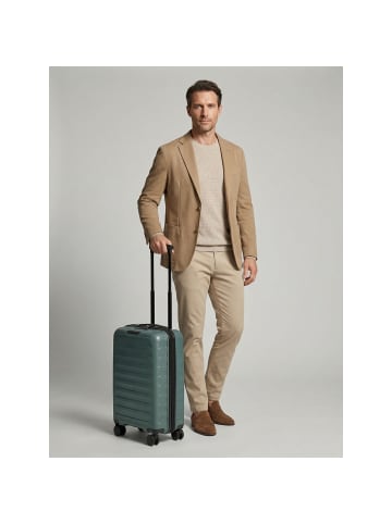 D&N Toronto 4 Rollen Kabinentrolley S 54 cm mit Dehnfalte in teal blue